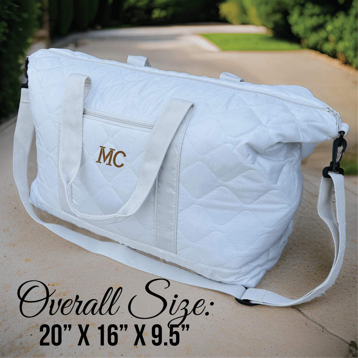 Personalized The Modern Getaway Bag for her, Customized Gifts for Women by Groovy Girl Gifts