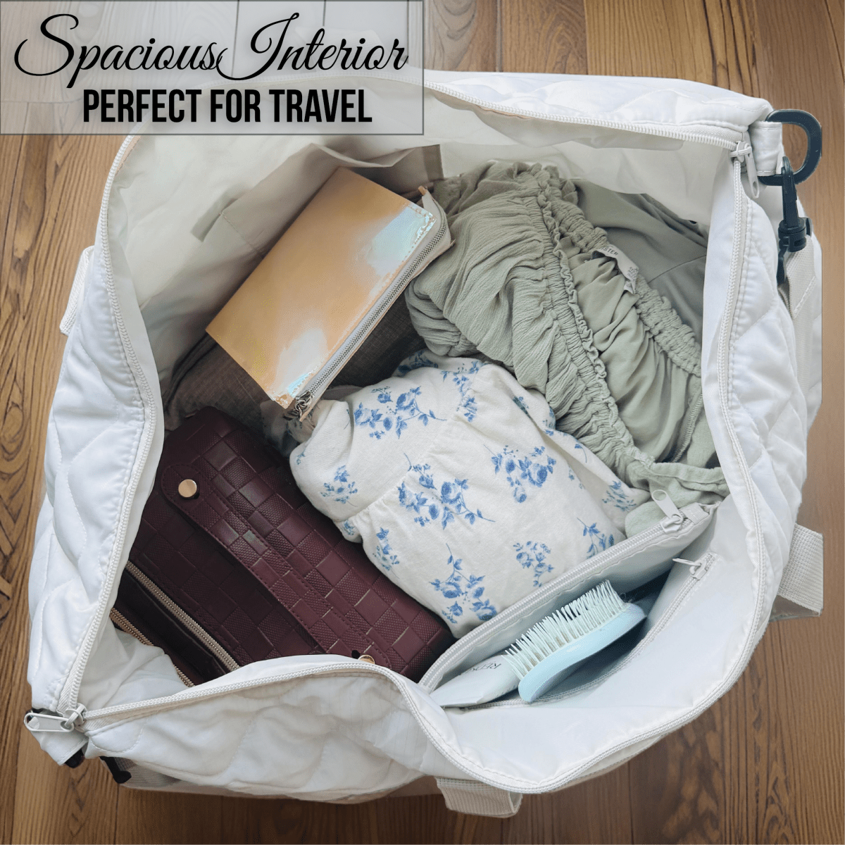 Personalized The Modern Getaway Bag for her, Customized Gifts for Women by Groovy Girl Gifts