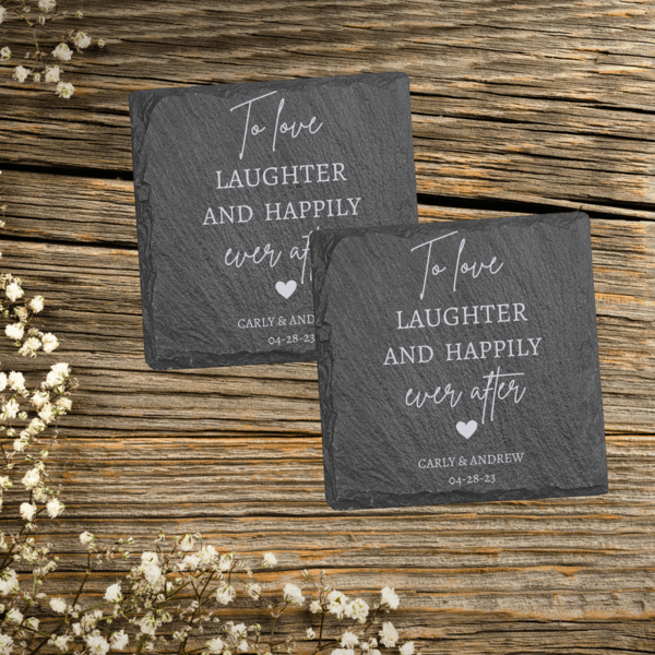 Personalized Romantic Custom Coaster Gift for her, Customized Gifts for Women by Groovy Girl Gifts