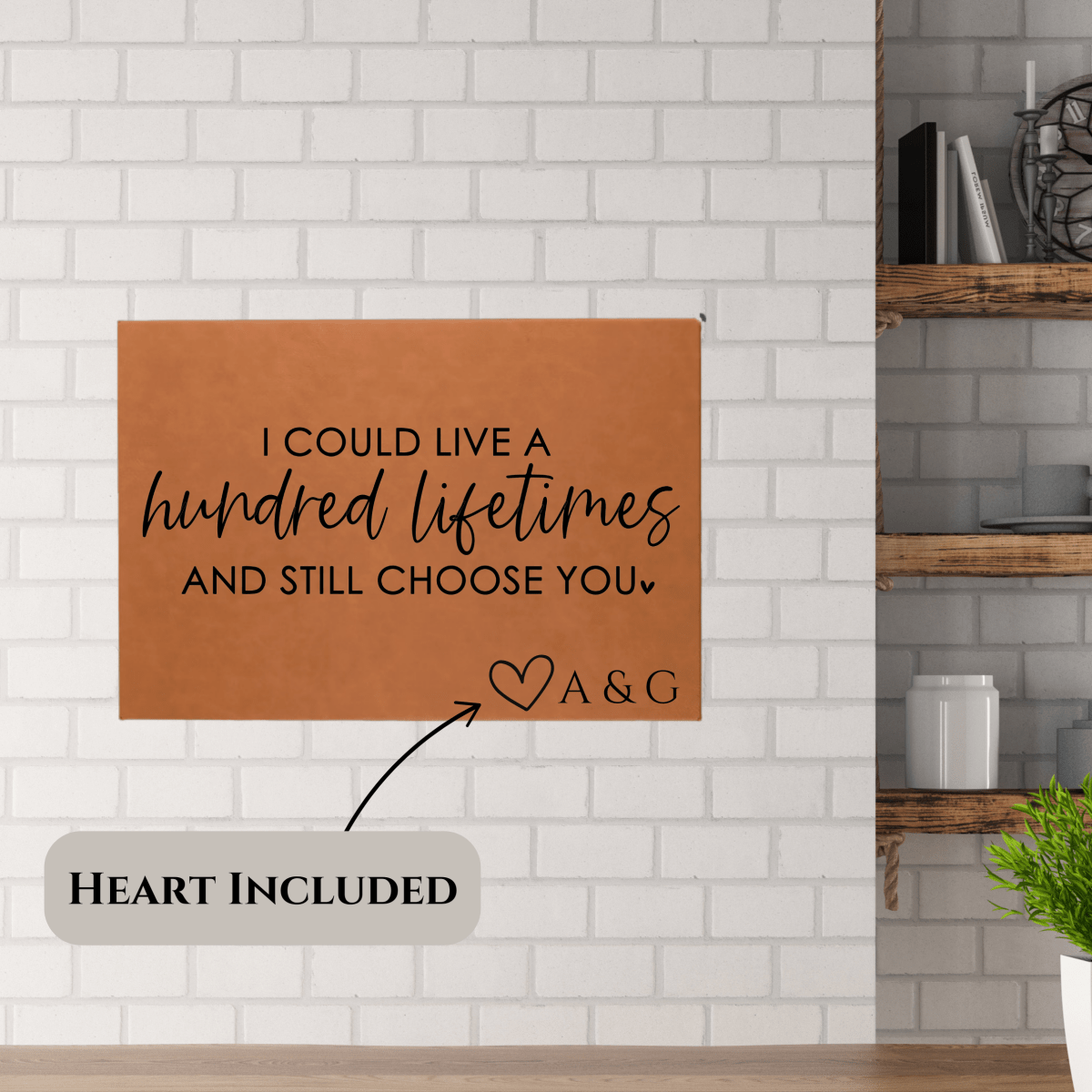 Personalized All You Need Is Love Sign for her, Customized Gifts for Women by Groovy Girl Gifts