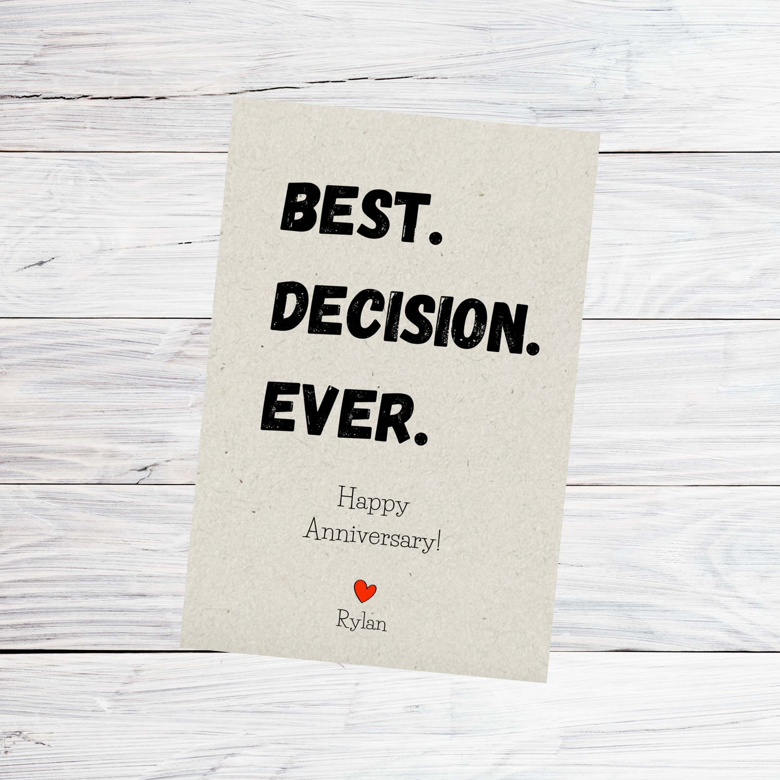 Personalized Personalized Anniversary Cards for her, Customized Gifts for Women by Groovy Girl Gifts