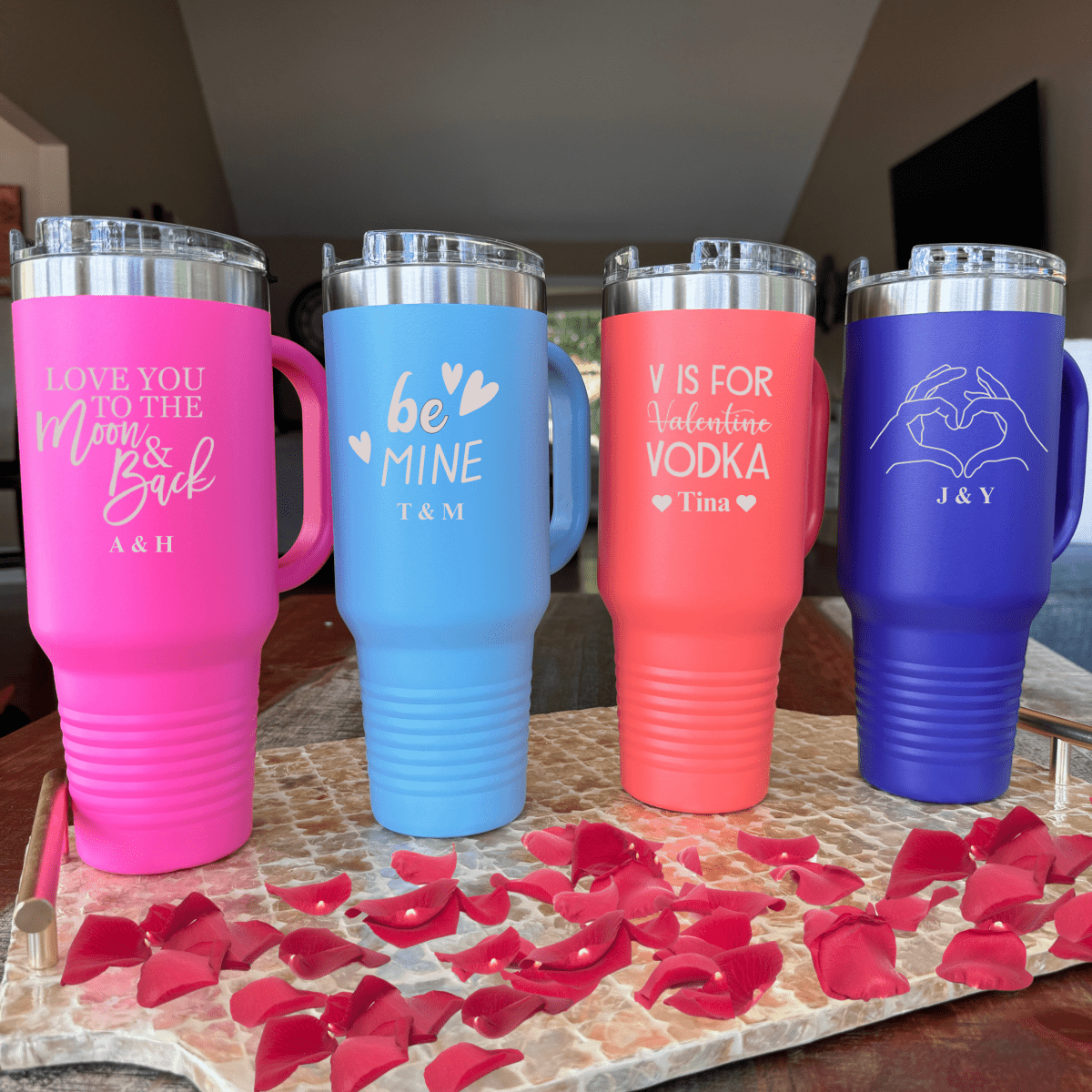 Personalized Forever Yours Tumbler for her, Customized Gifts for Women by Groovy Girl Gifts