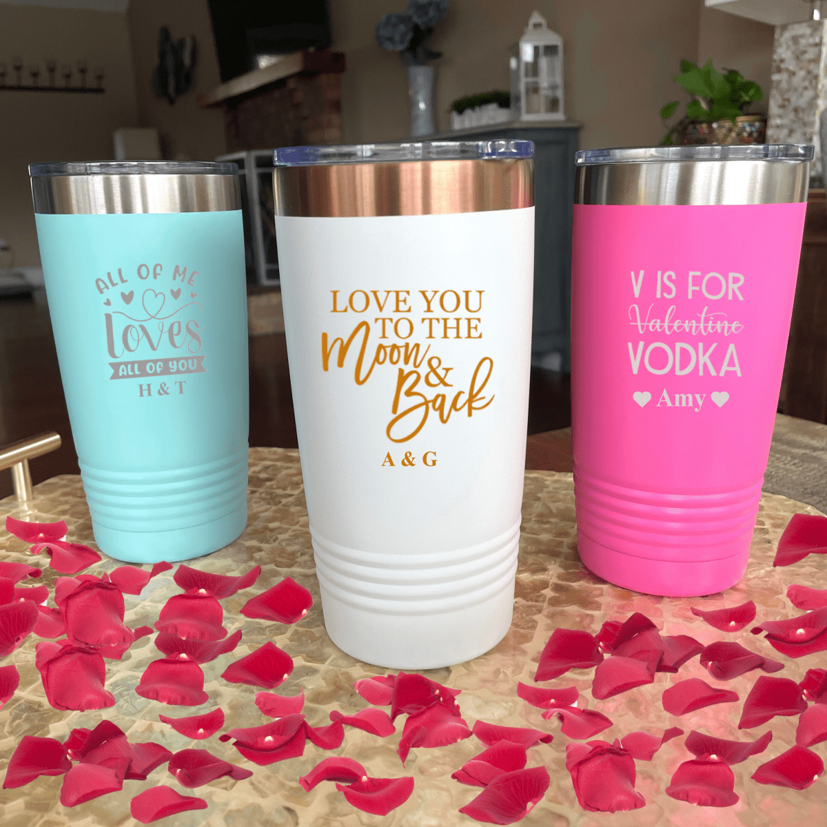 Personalized Love On - The - Go Tumbler for her, Customized Gifts for Women by Groovy Girl Gifts