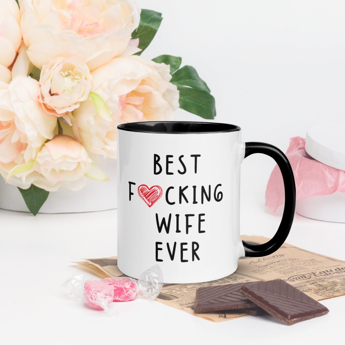 Personalized Best F**king Wife Ever Coffee Mug for her, Customized Gifts for Women by Groovy Girl Gifts