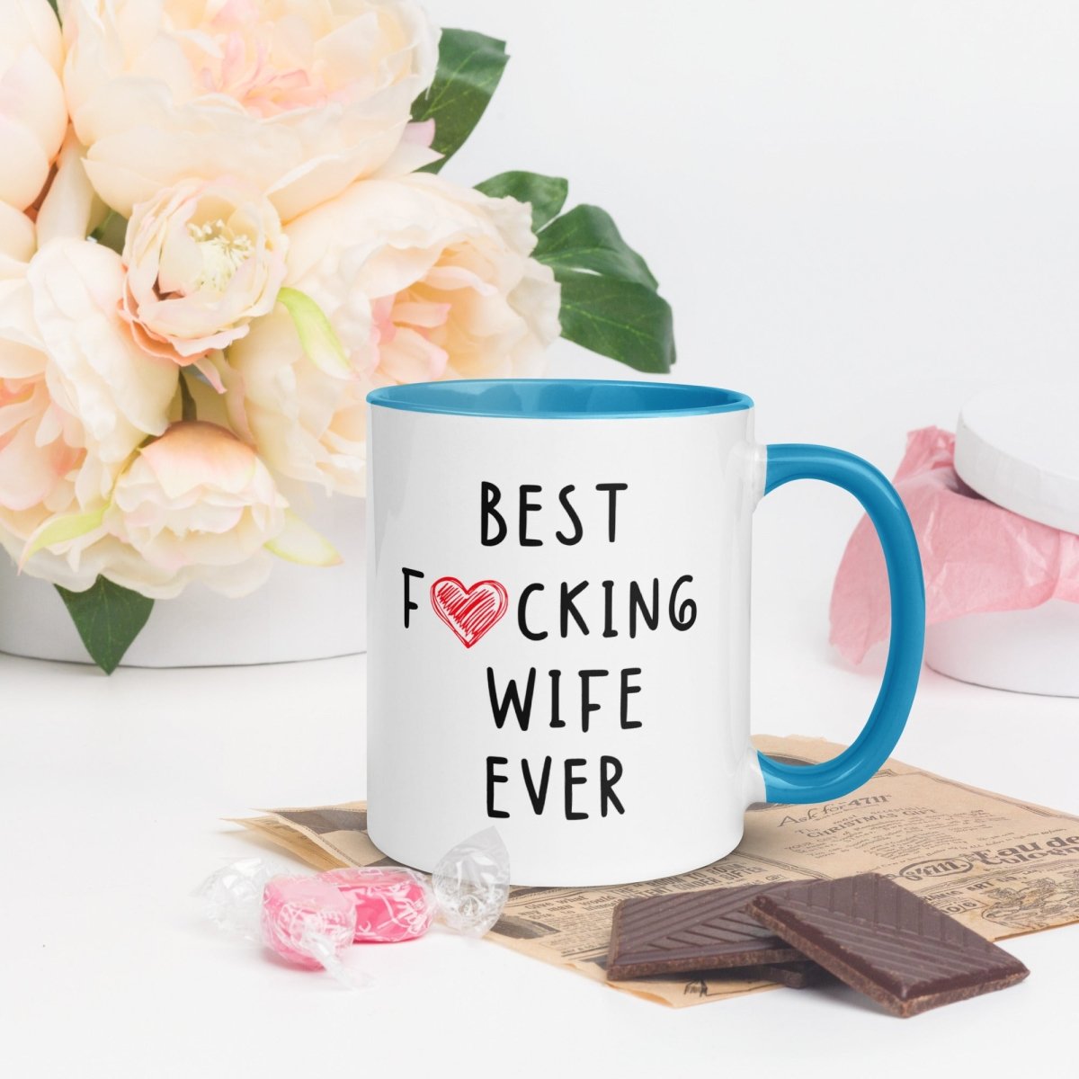 Personalized Best F**king Wife Ever Coffee Mug for her, Customized Gifts for Women by Groovy Girl Gifts