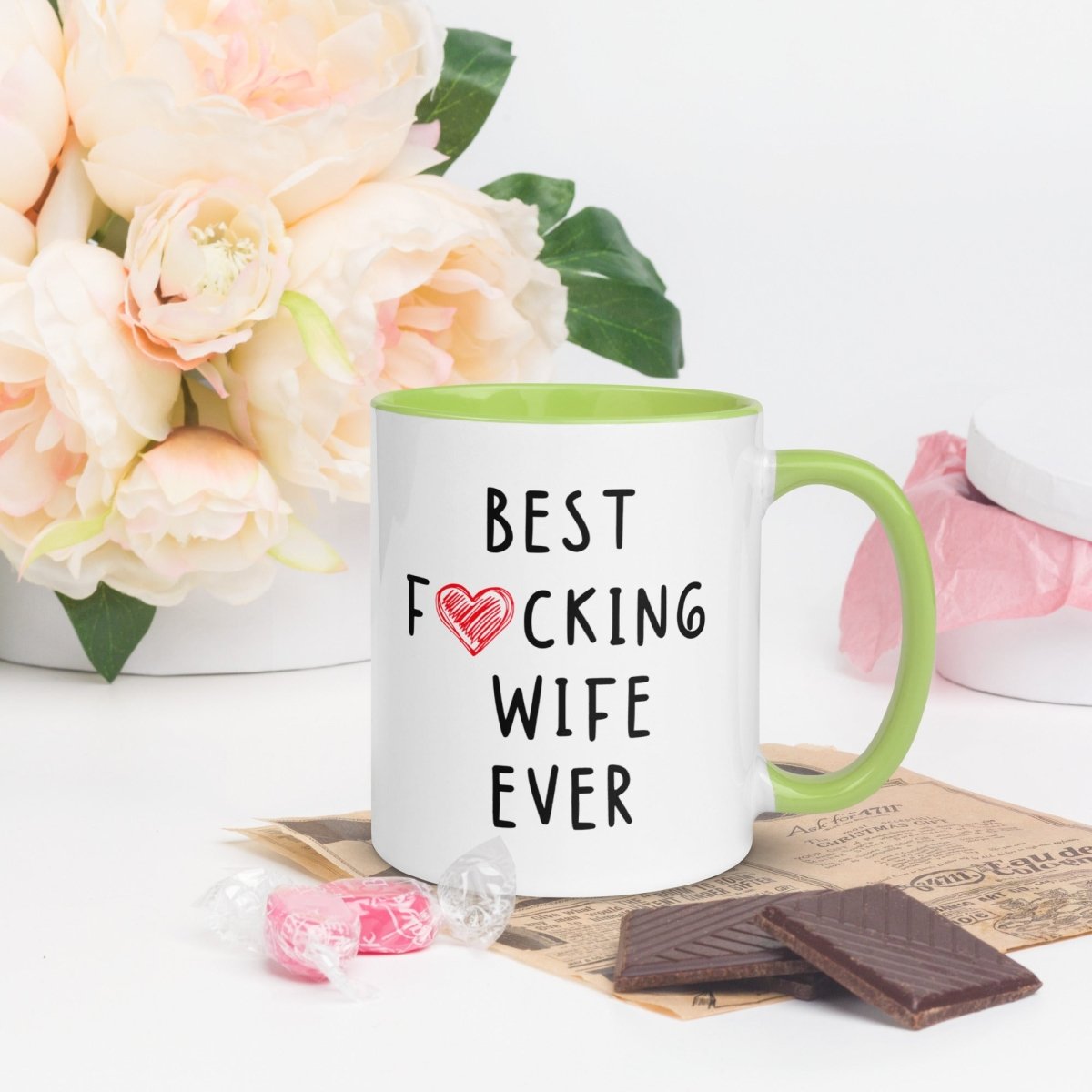 Personalized Best F**king Wife Ever Coffee Mug for her, Customized Gifts for Women by Groovy Girl Gifts