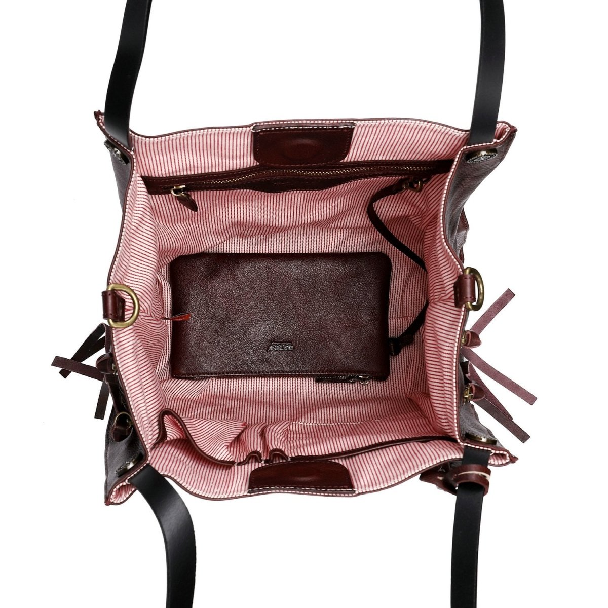 Personalized Daisy Leather Tote for her, Customized Gifts for Women by Groovy Girl Gifts