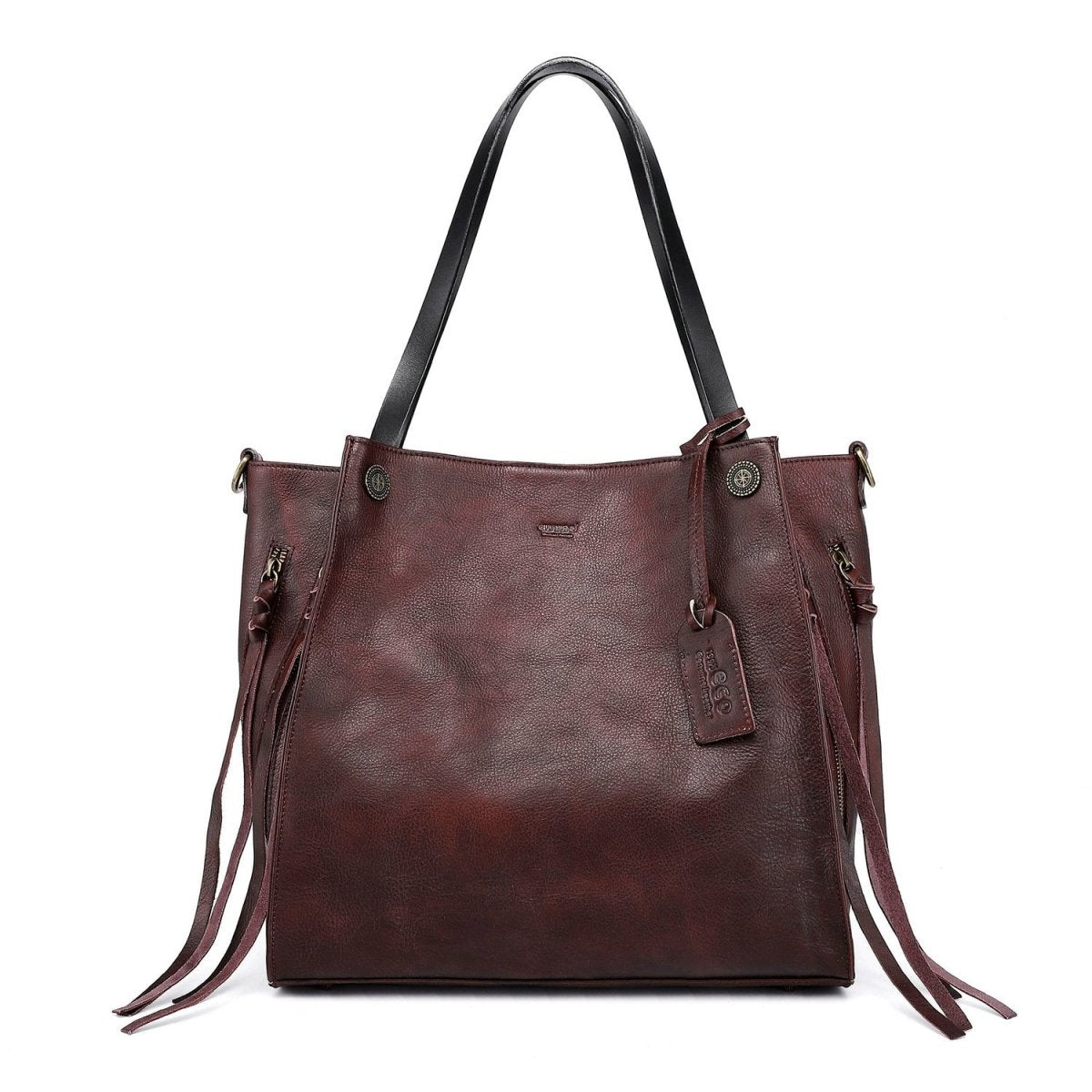 Personalized Daisy Leather Tote for her, Customized Gifts for Women by Groovy Girl Gifts