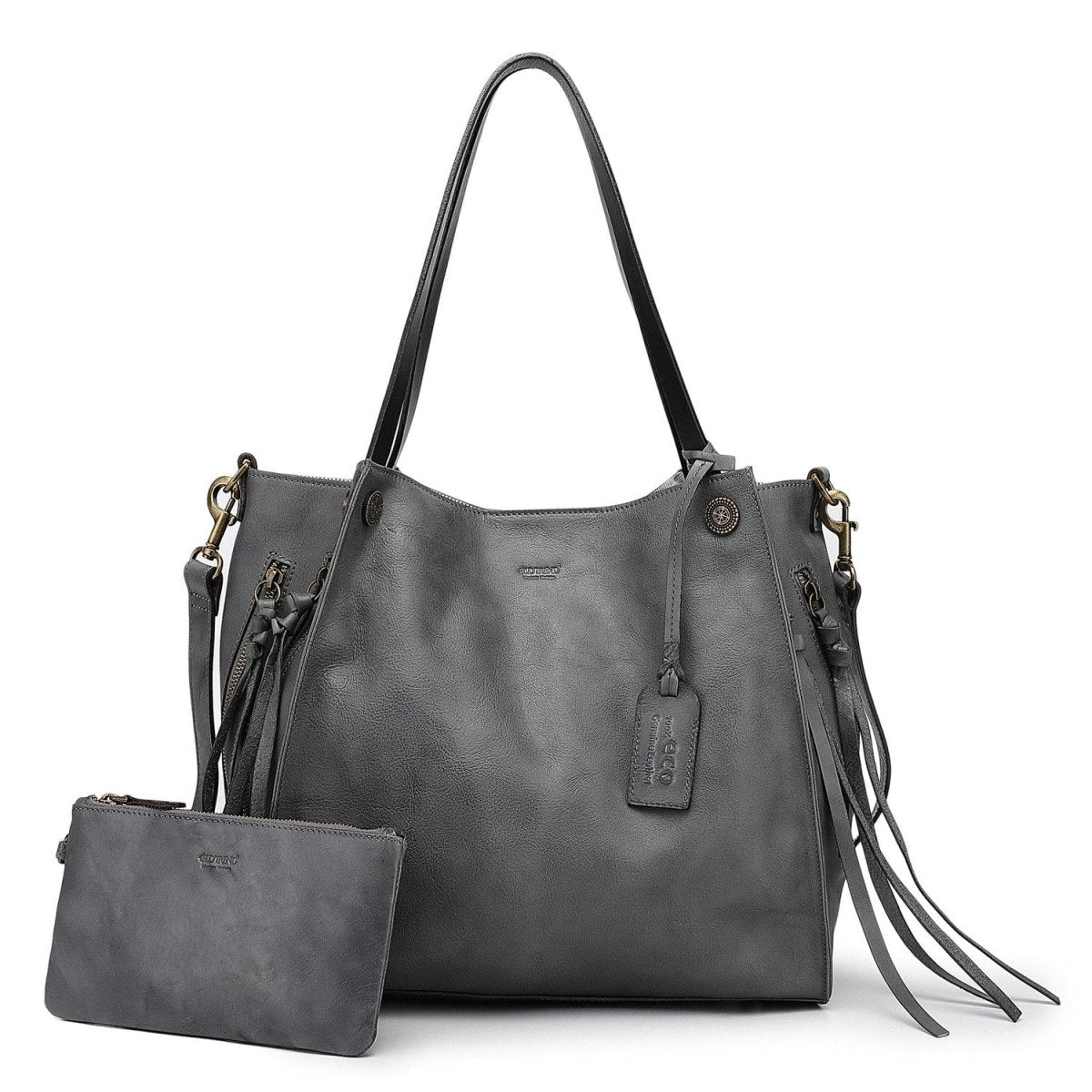 Personalized Daisy Leather Tote for her, Customized Gifts for Women by Groovy Girl Gifts