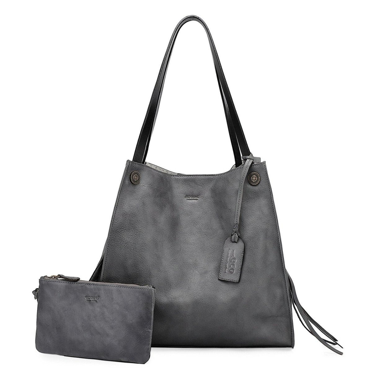 Personalized Daisy Leather Tote for her, Customized Gifts for Women by Groovy Girl Gifts