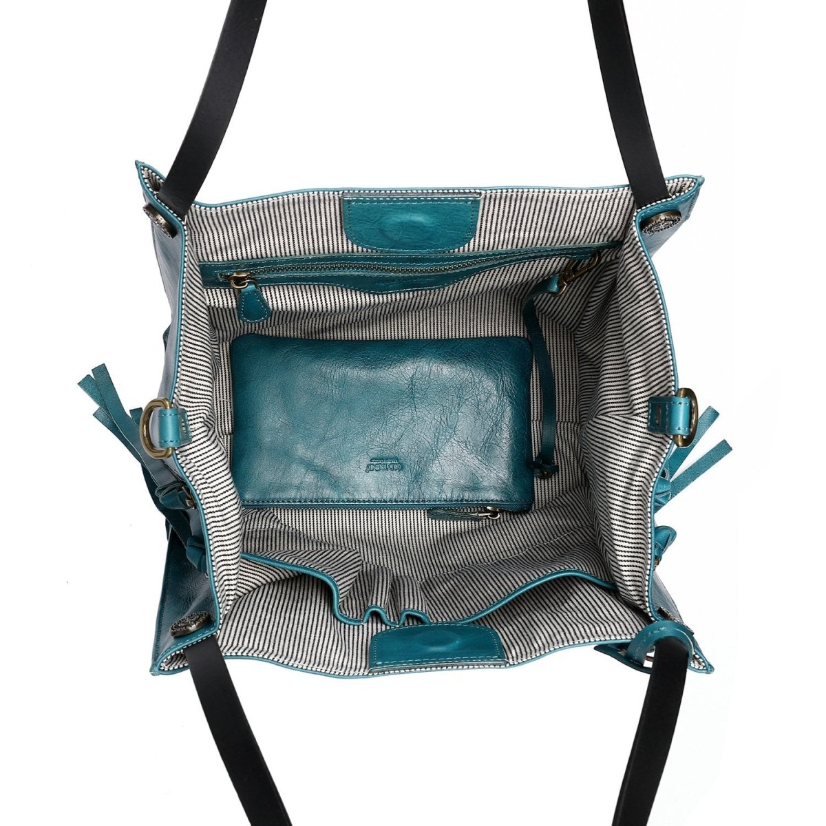 Personalized Daisy Leather Tote for her, Customized Gifts for Women by Groovy Girl Gifts