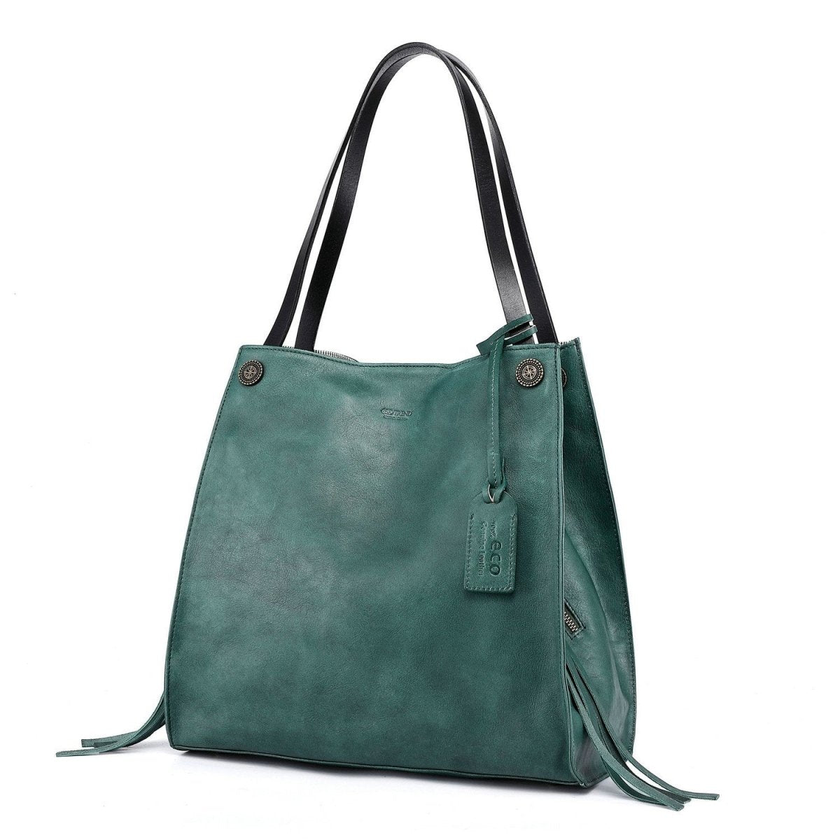 Personalized Daisy Leather Tote for her, Customized Gifts for Women by Groovy Girl Gifts