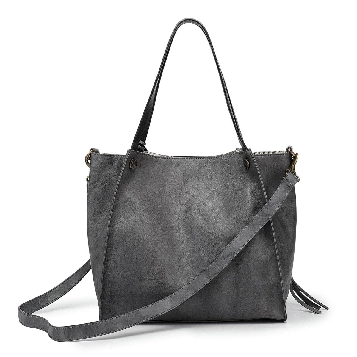 Personalized Daisy Leather Tote for her, Customized Gifts for Women by Groovy Girl Gifts