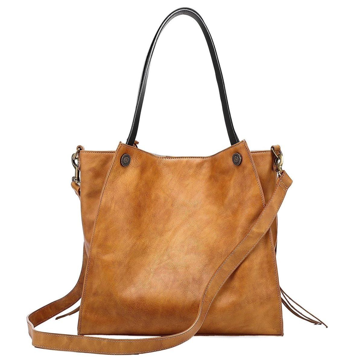 Personalized Daisy Leather Tote for her, Customized Gifts for Women by Groovy Girl Gifts