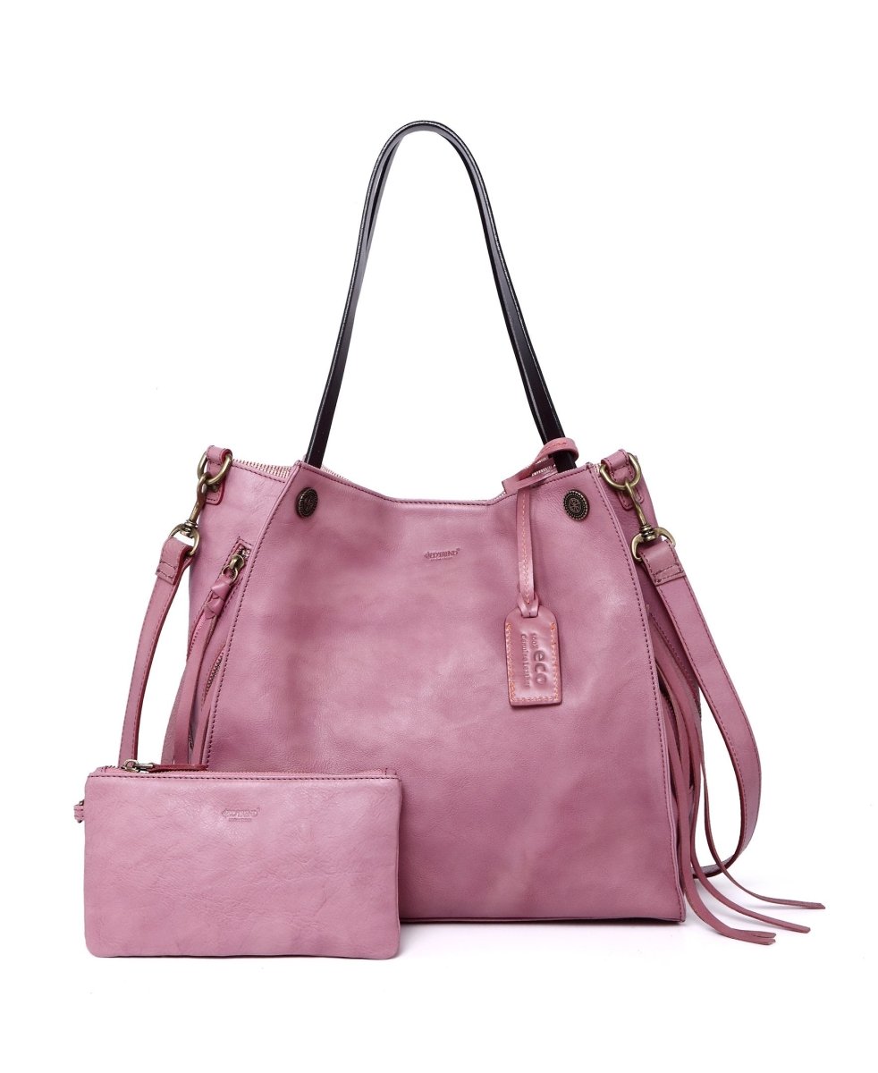 Personalized Daisy Leather Tote for her, Customized Gifts for Women by Groovy Girl Gifts