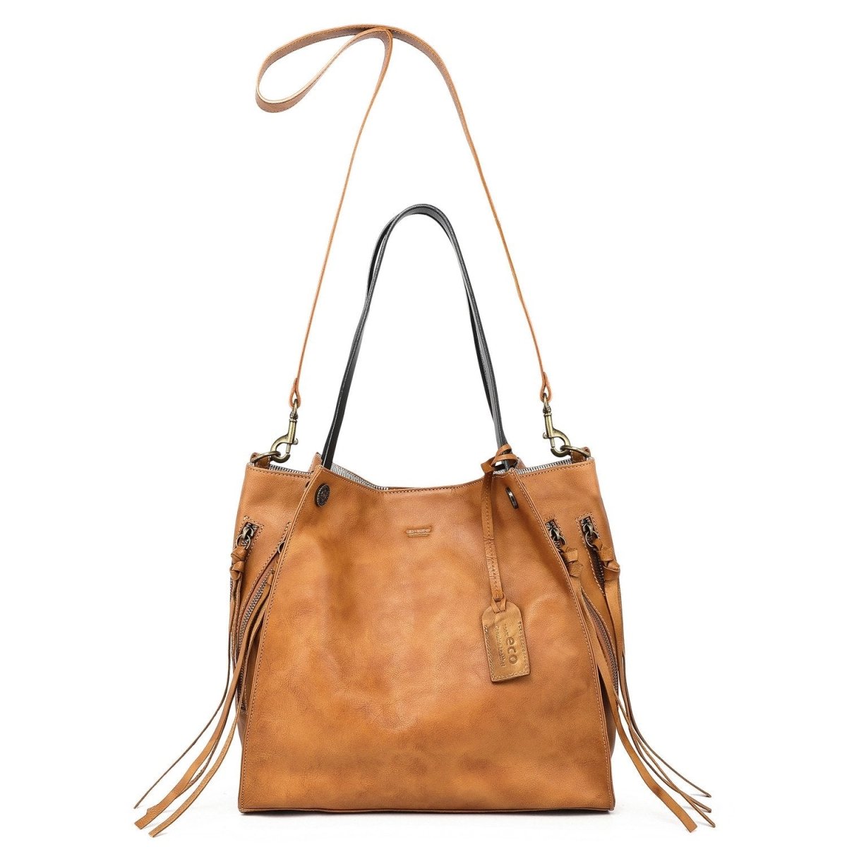 Personalized Daisy Leather Tote for her, Customized Gifts for Women by Groovy Girl Gifts