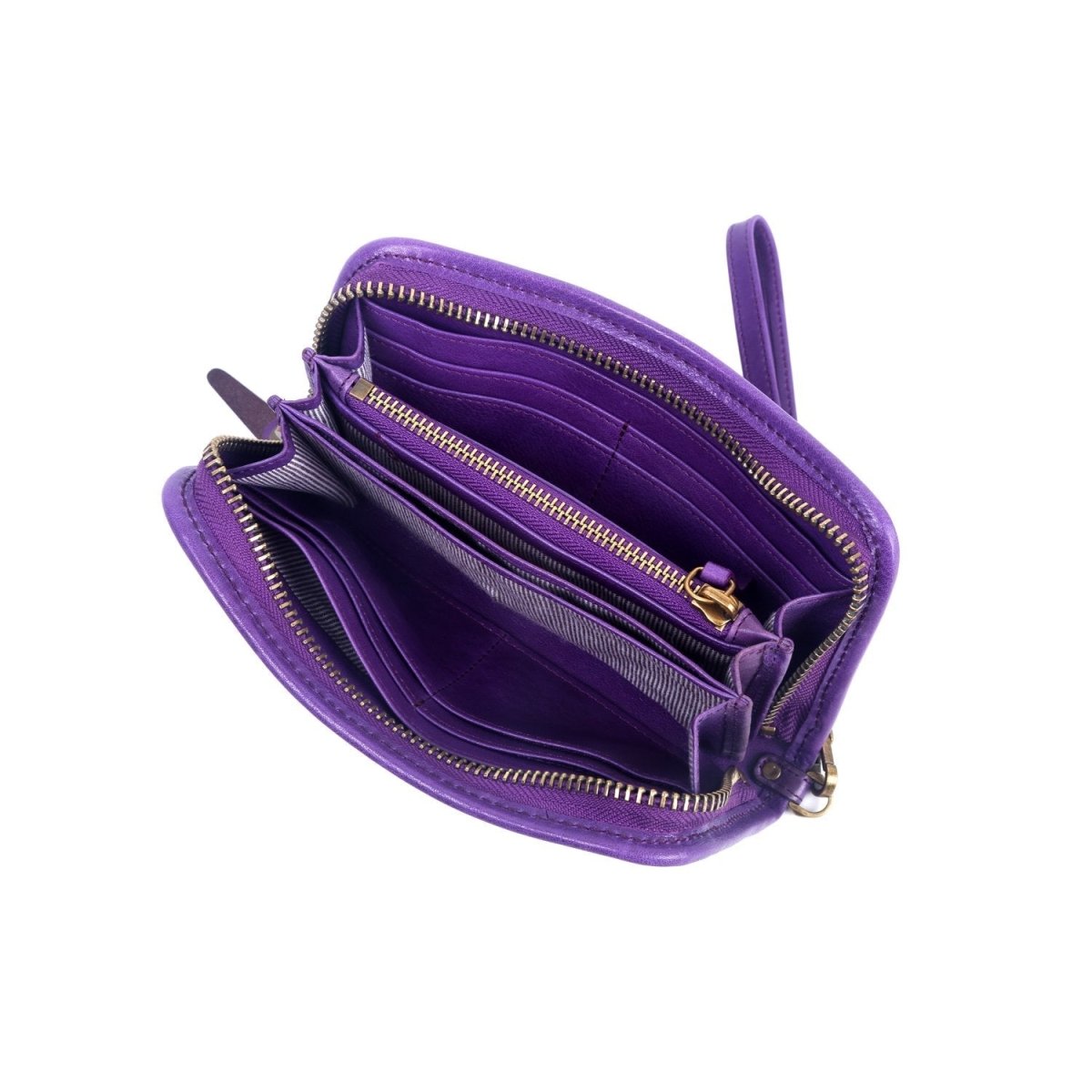 Bags & Luggage - Women's Bags - Clutches Golden Mola Leather Clutch