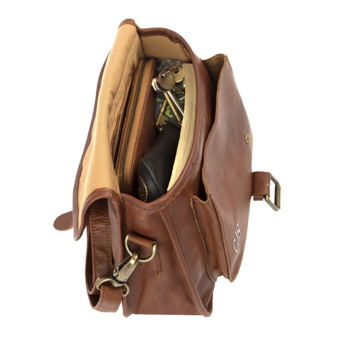 Bags & Luggage - Women's Bags - Crossbody Bags Leather Saddle Bag