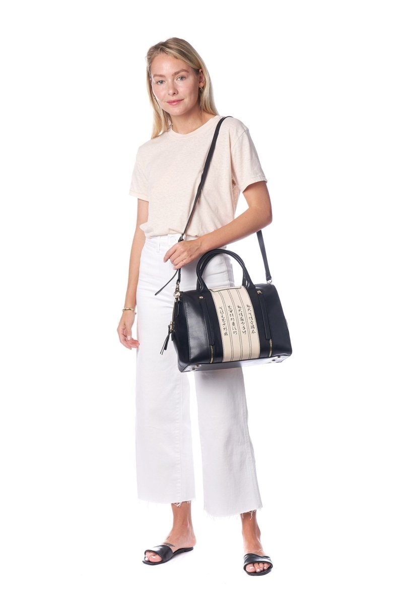 Bags & Luggage - Women's Bags - Top-Handle Bags Calligraphy Black Satchel