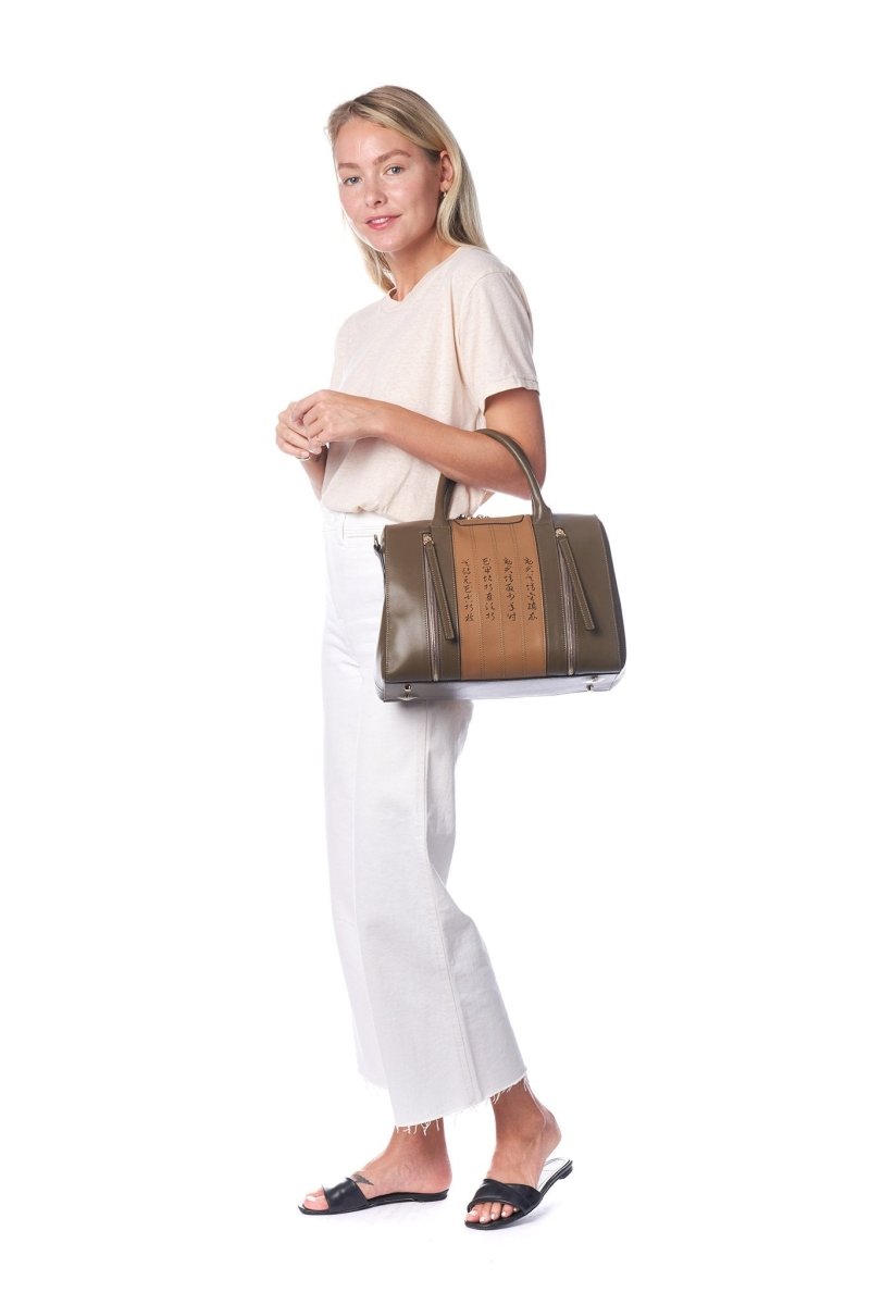 Bags & Luggage - Women's Bags - Top-Handle Bags Calligraphy Green Satchel