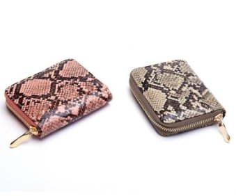 Python Zipper Wallet - Groovy Girl Gifts Brown