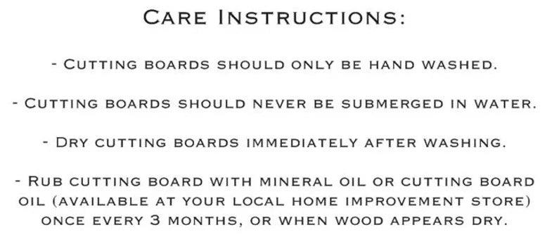 Cutting Board Custom Cutting Board