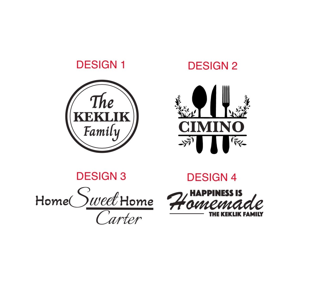 cutting board Family Cutting Board