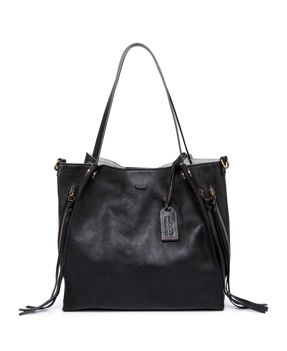 Personalized Daisy Leather Tote for her, Customized Gifts for Women by Groovy Girl Gifts