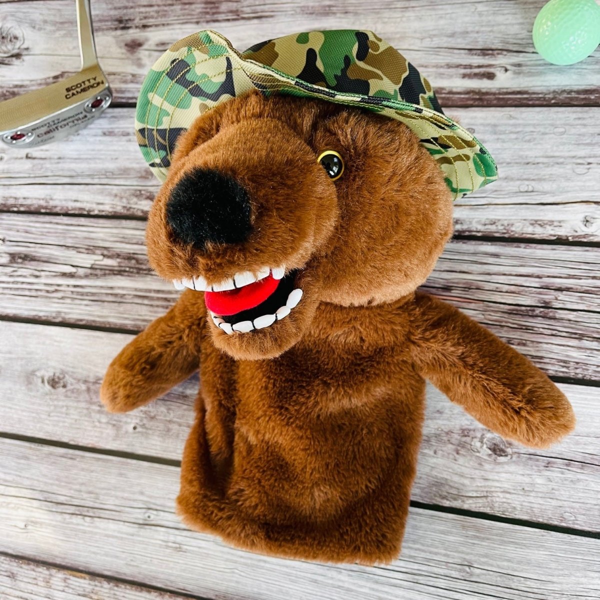 Golf Head Covers Military Grizzly