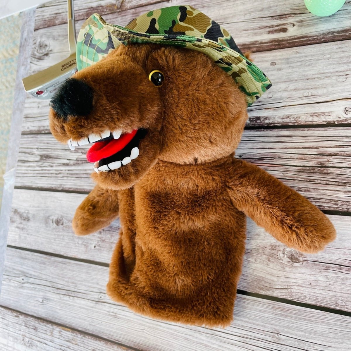 Golf Head Covers Military Grizzly