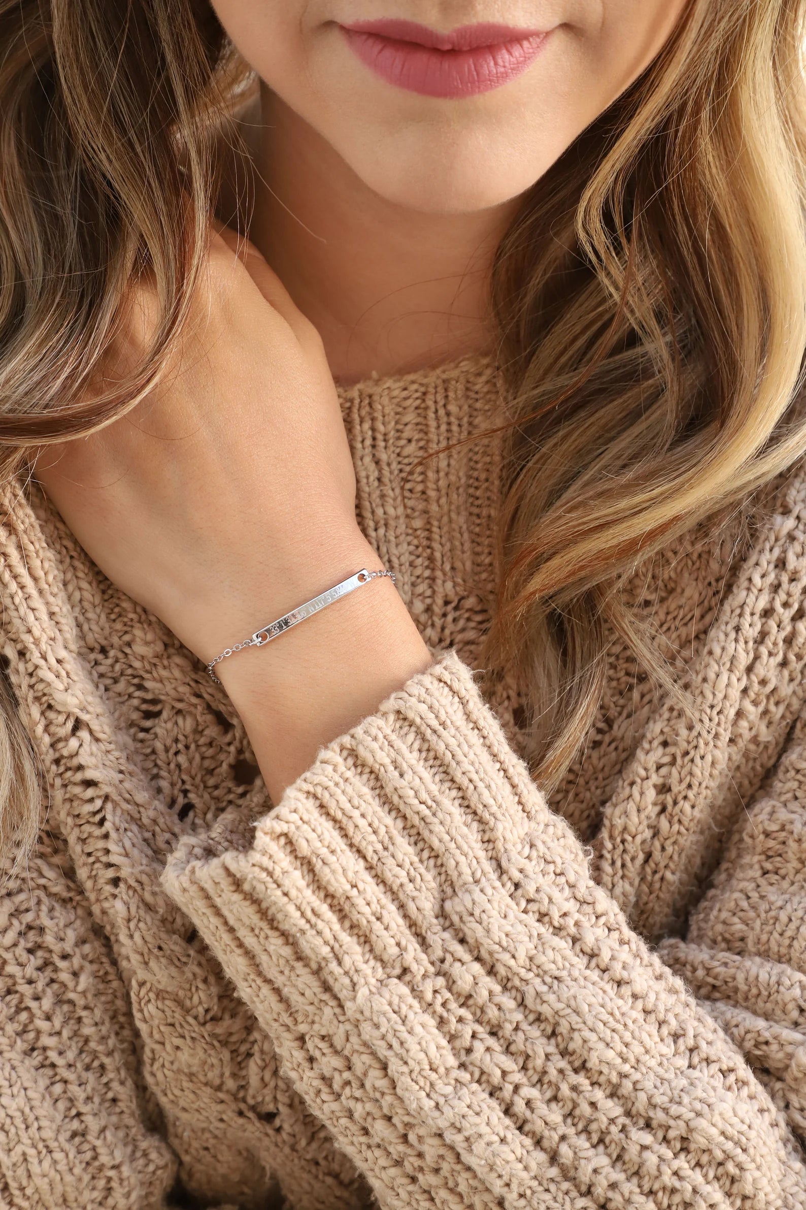 Personalized Personalized Dainty Bar Bracelet for her, Customized Gifts for Women by Groovy Girl Gifts