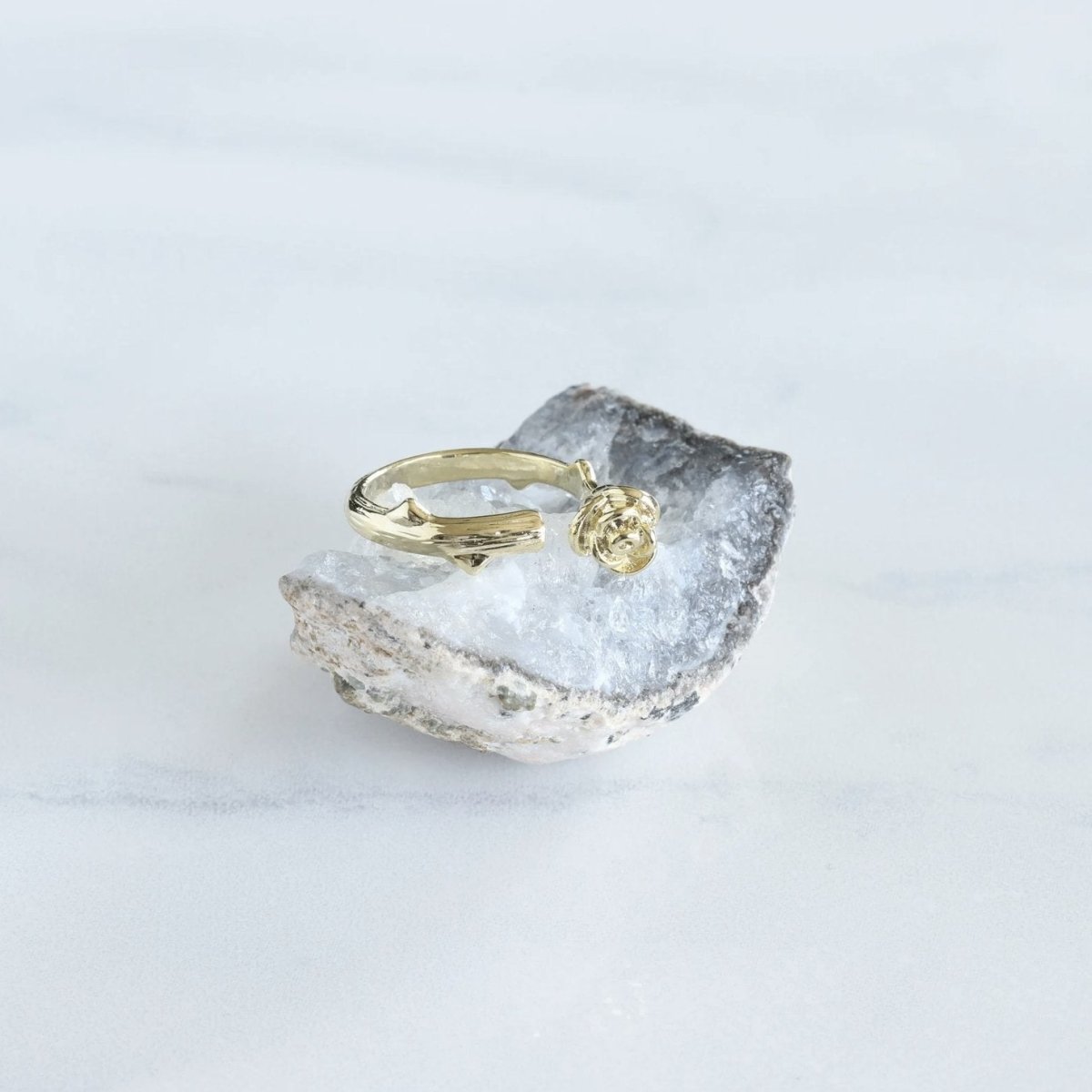 Jewelry & Watches Adjustable Rose Ring