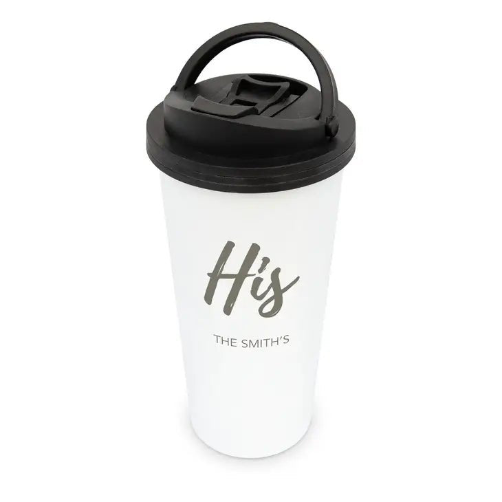 Mugs His Personalized Travel Coffee Mug