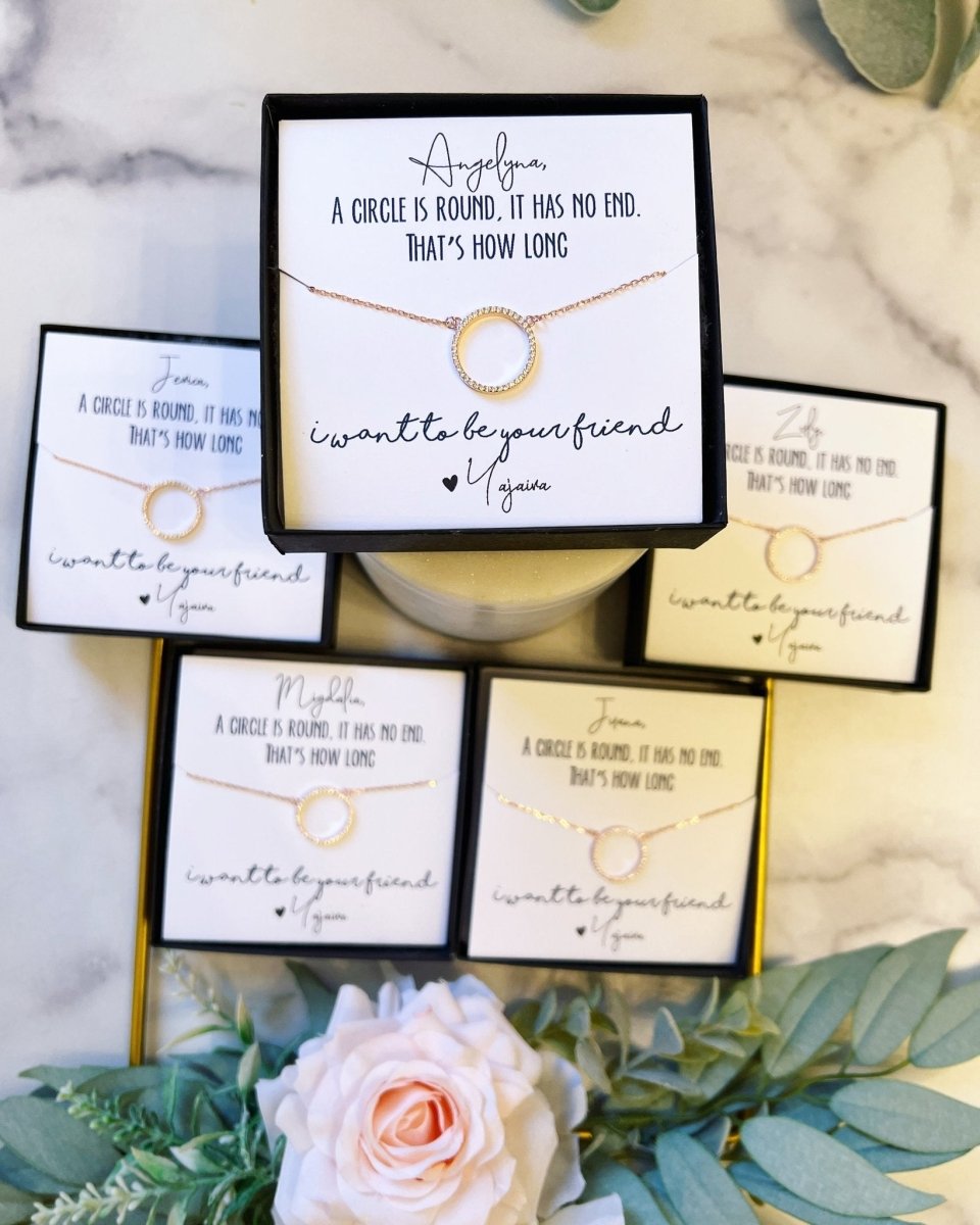 Necklaces Infinity Circle Best Friend Necklace