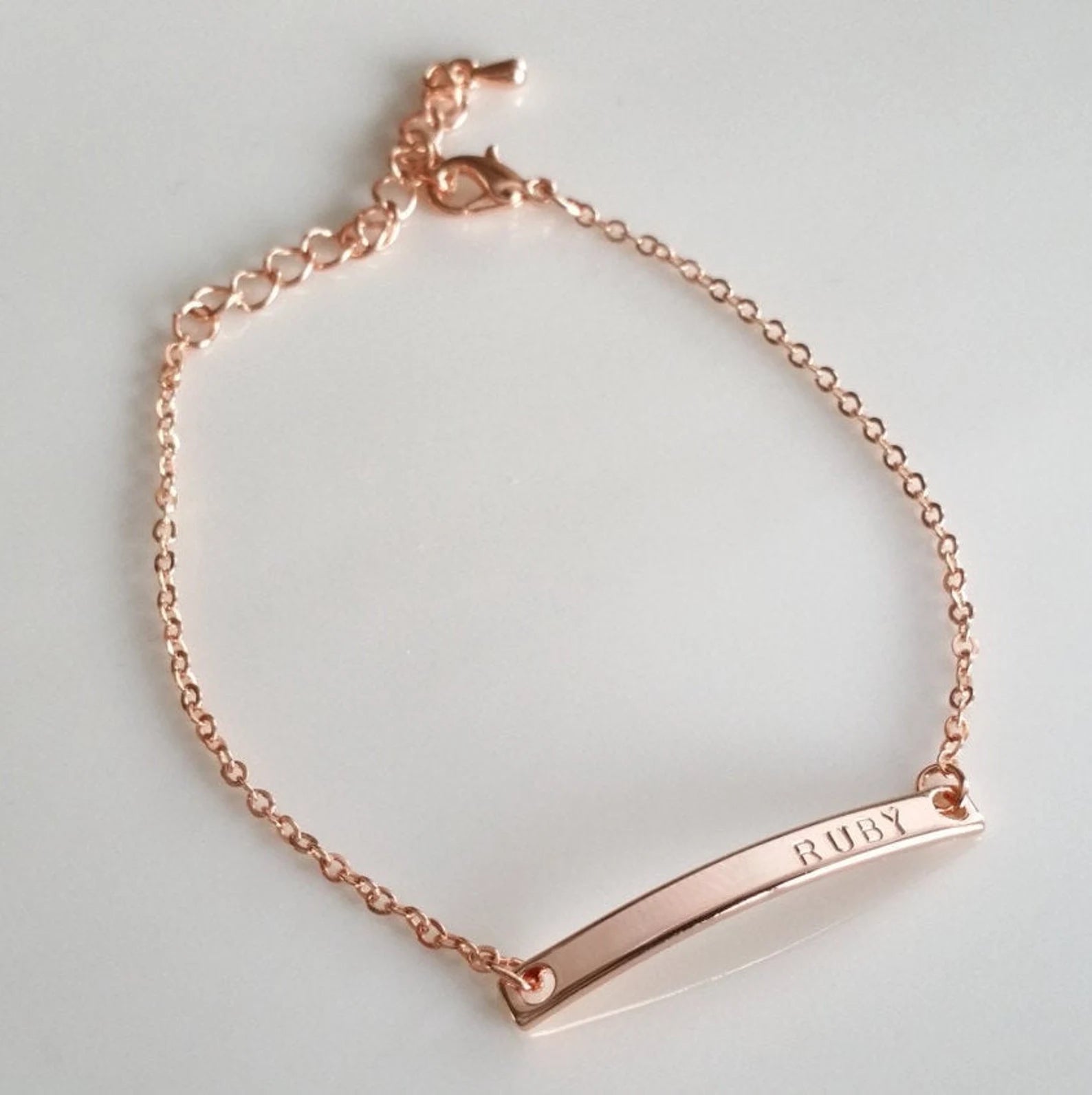 Personalized Dainty Bar Bracelet
