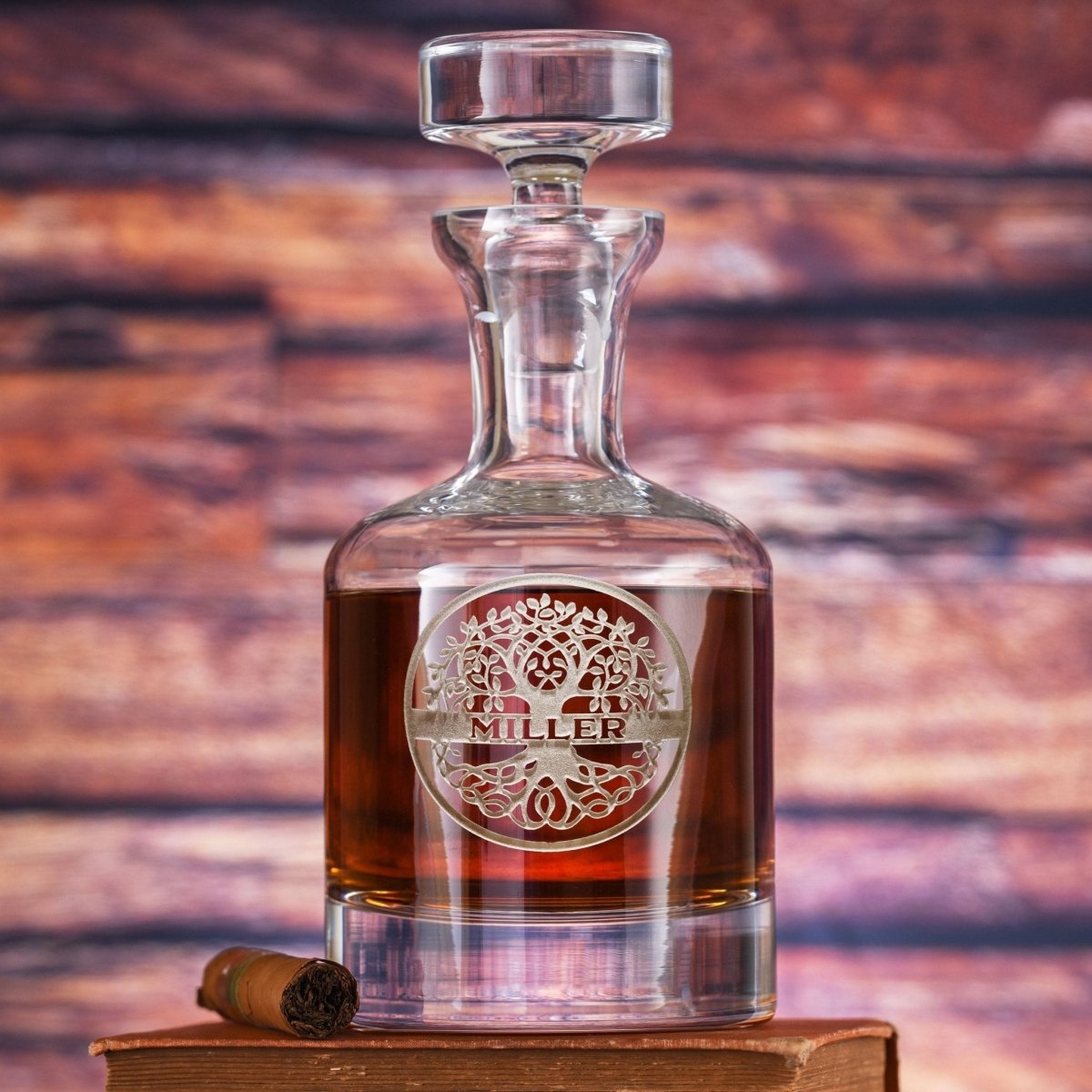 personalized decanter Family Tree Decanter