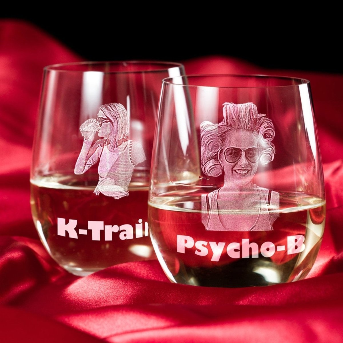 Wine Glass Party on a Glass