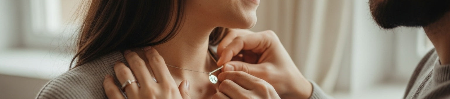 Personalized Necklace Five Year Anniversary Gift for Women