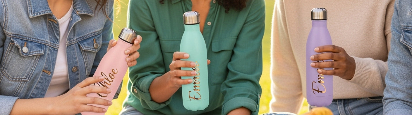 personalized water bottles