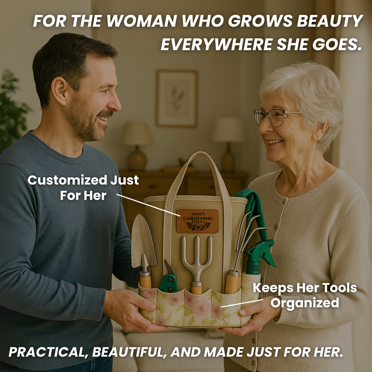 Bloom &amp; Grow Gardening Tote Set