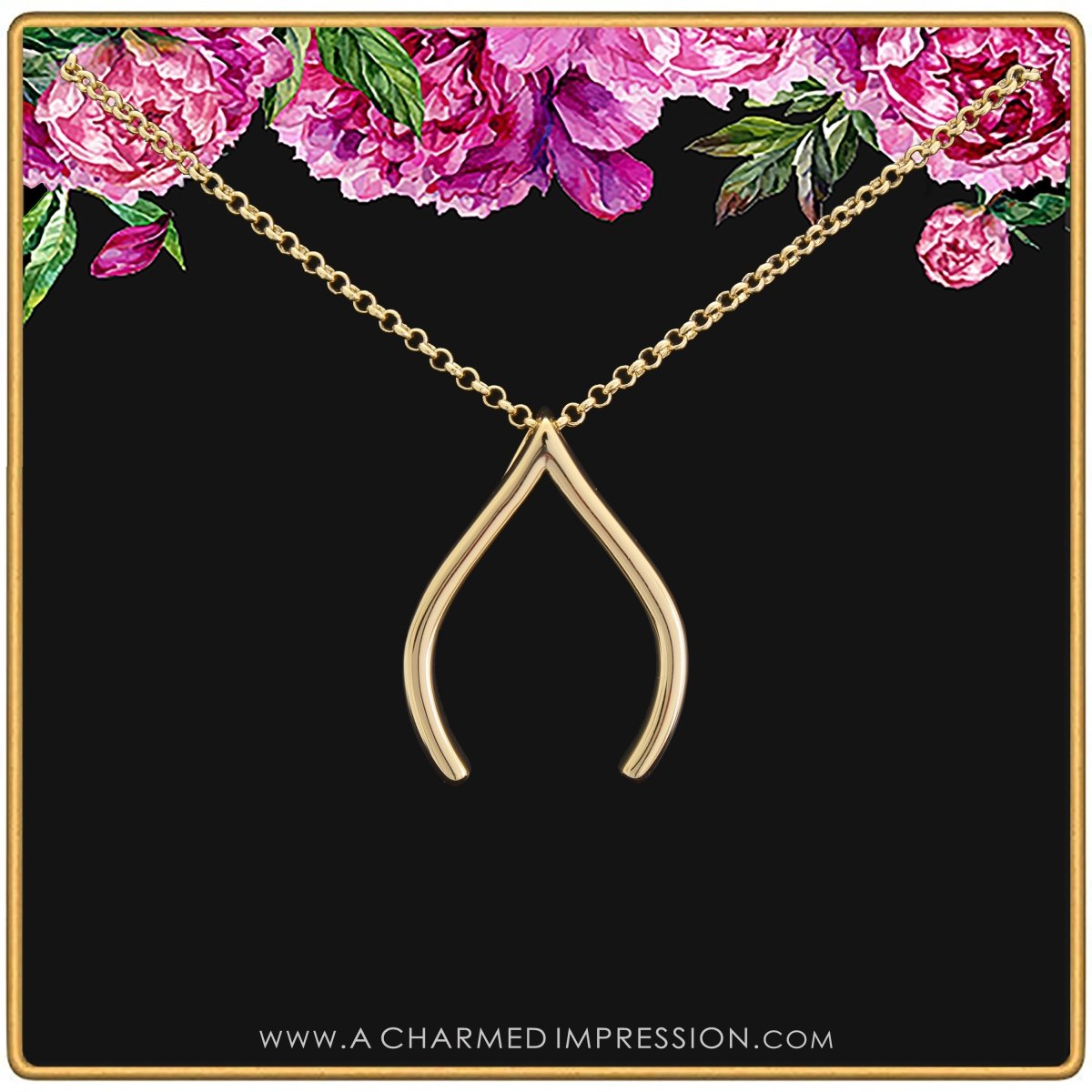 Personalized Ring Holder & Gold Wishbone Necklace for her, Customized Gifts for Women by Groovy Girl Gifts