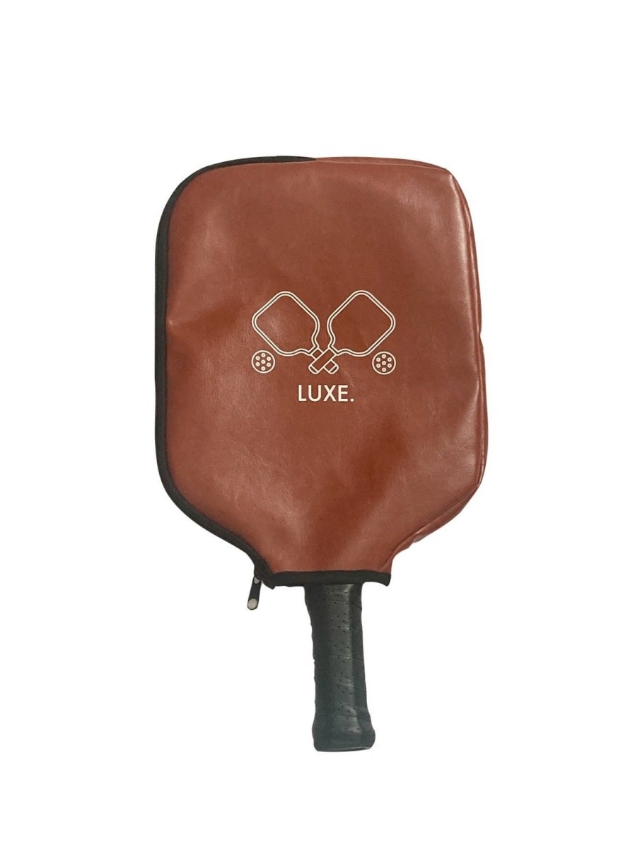 Personalized Faux Leather Paddle case for her, Customized Gifts for Women by Groovy Girl Gifts