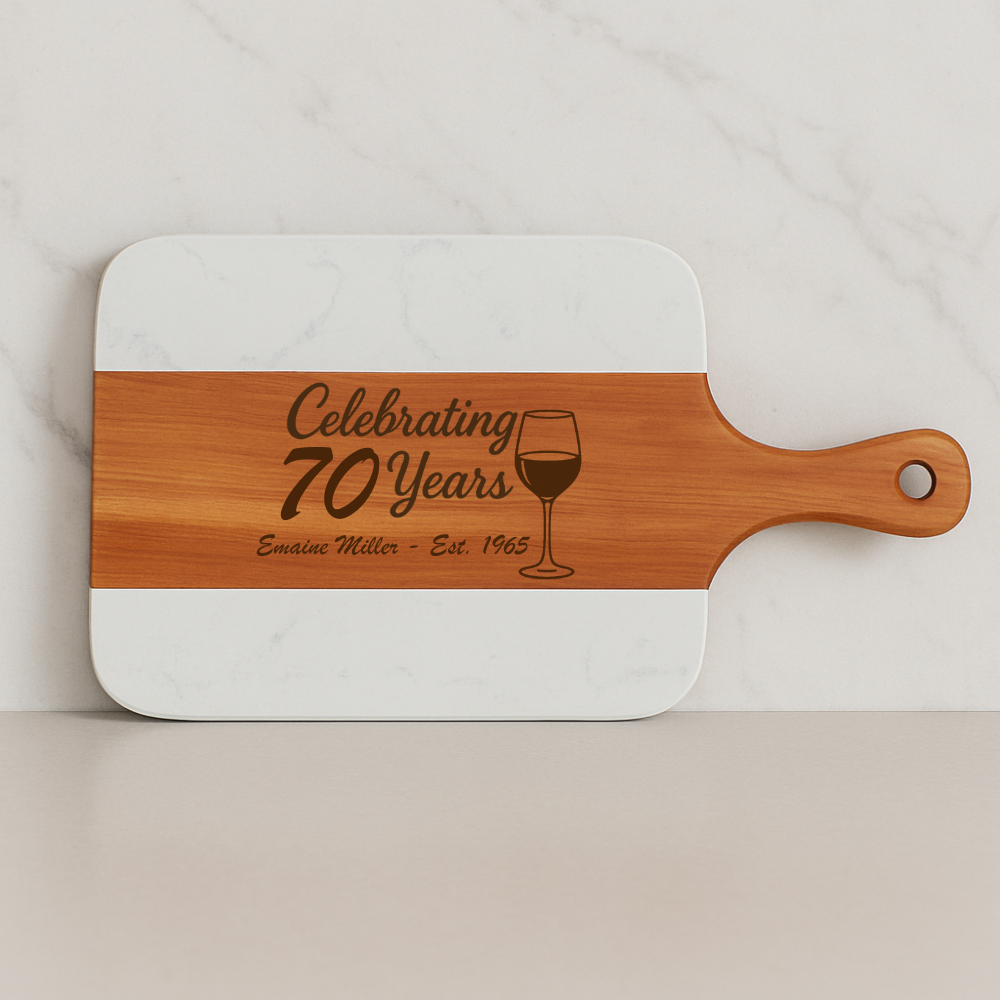 75th Birthday Cutting Board