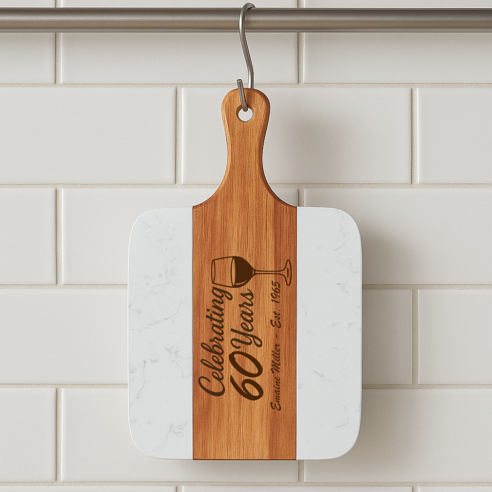 60th Birthday Cutting Board