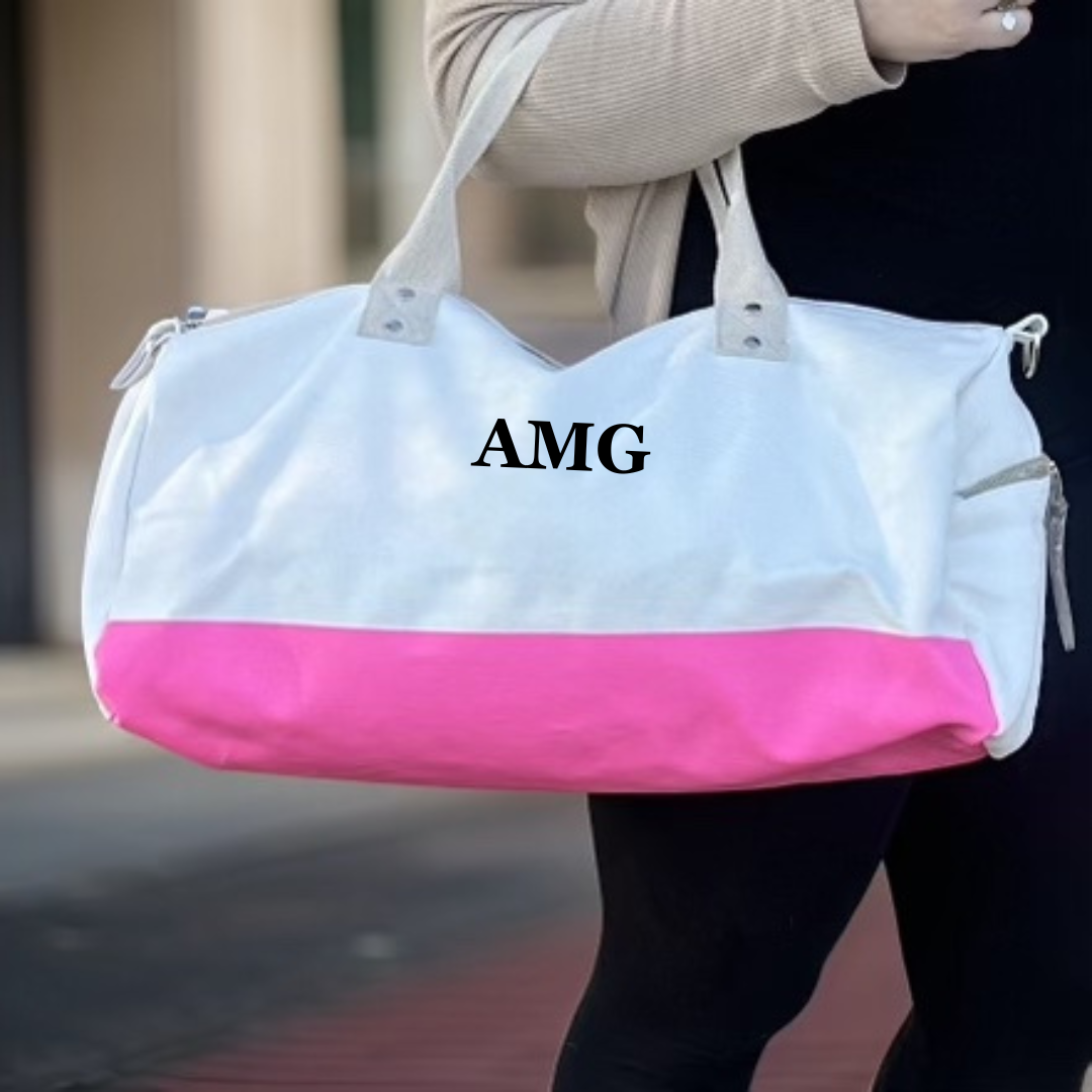 Elegant Personalized Weekender Bag