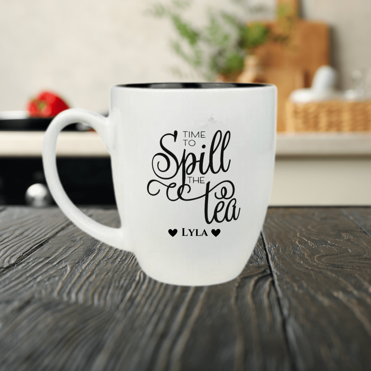 Personalized Good Vibes Mug for her, Customized Gifts for Women by Groovy Girl Gifts