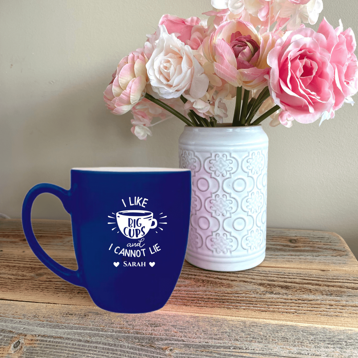 Personalized Good Vibes Mug for her, Customized Gifts for Women by Groovy Girl Gifts