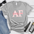 Womens Grey T Shirt with 21-AF design