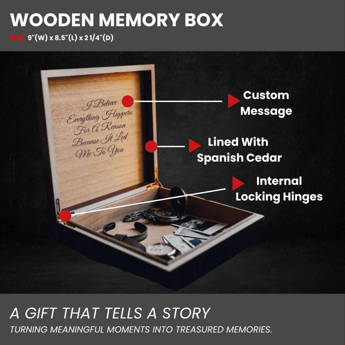 Personalized Personalized Graduation Keepsake Box for her, Customized Gifts for Women by Groovy Girl Gifts