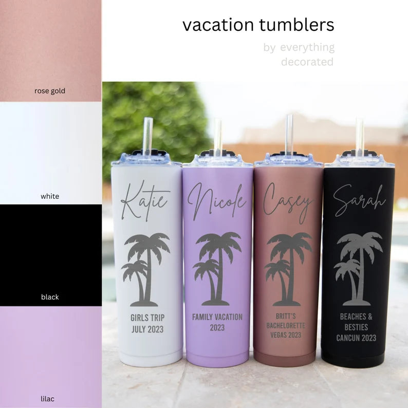 Personalized Vacation Tumbler